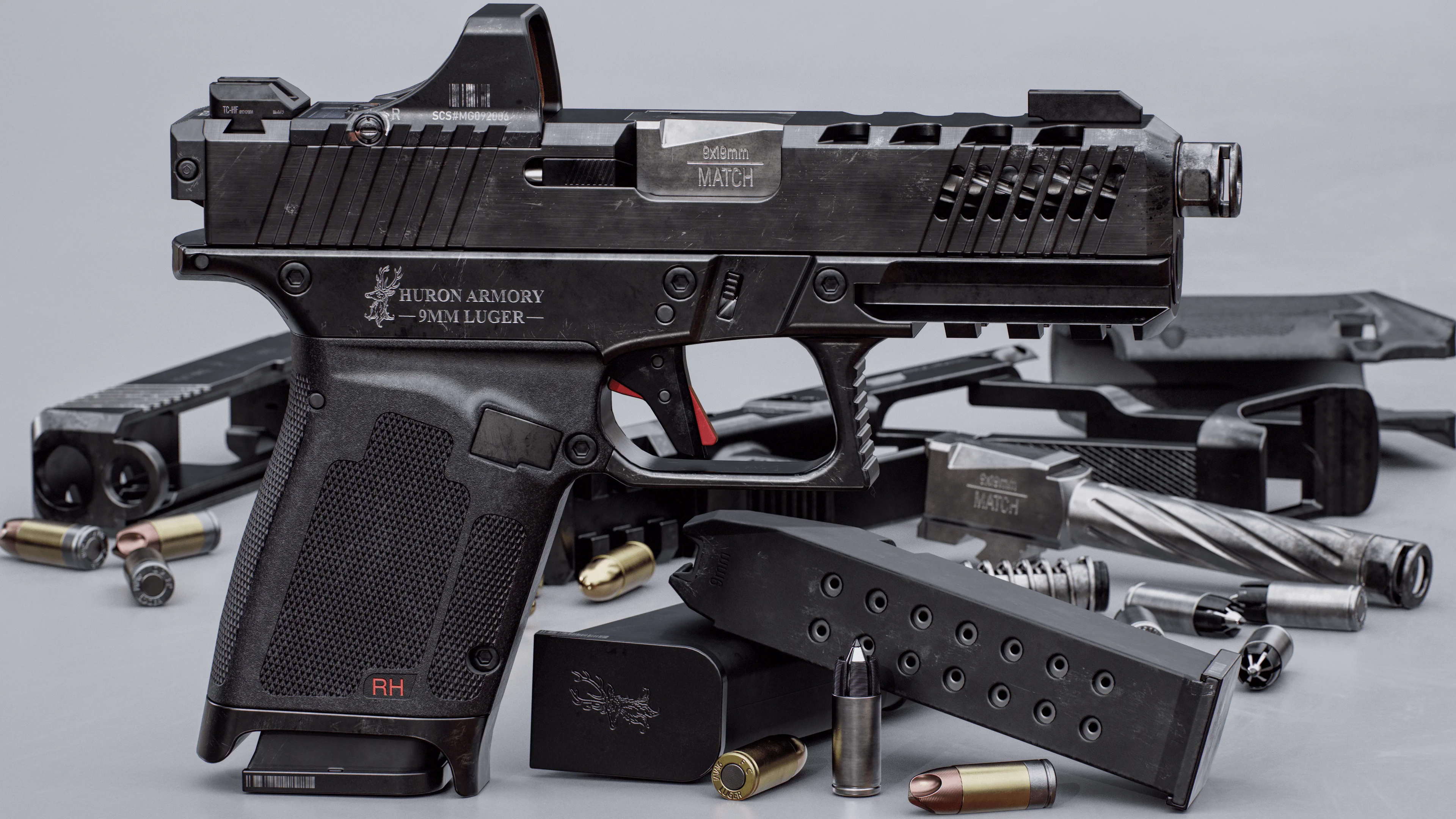 Glock 19 - Huron Armory - additional view
