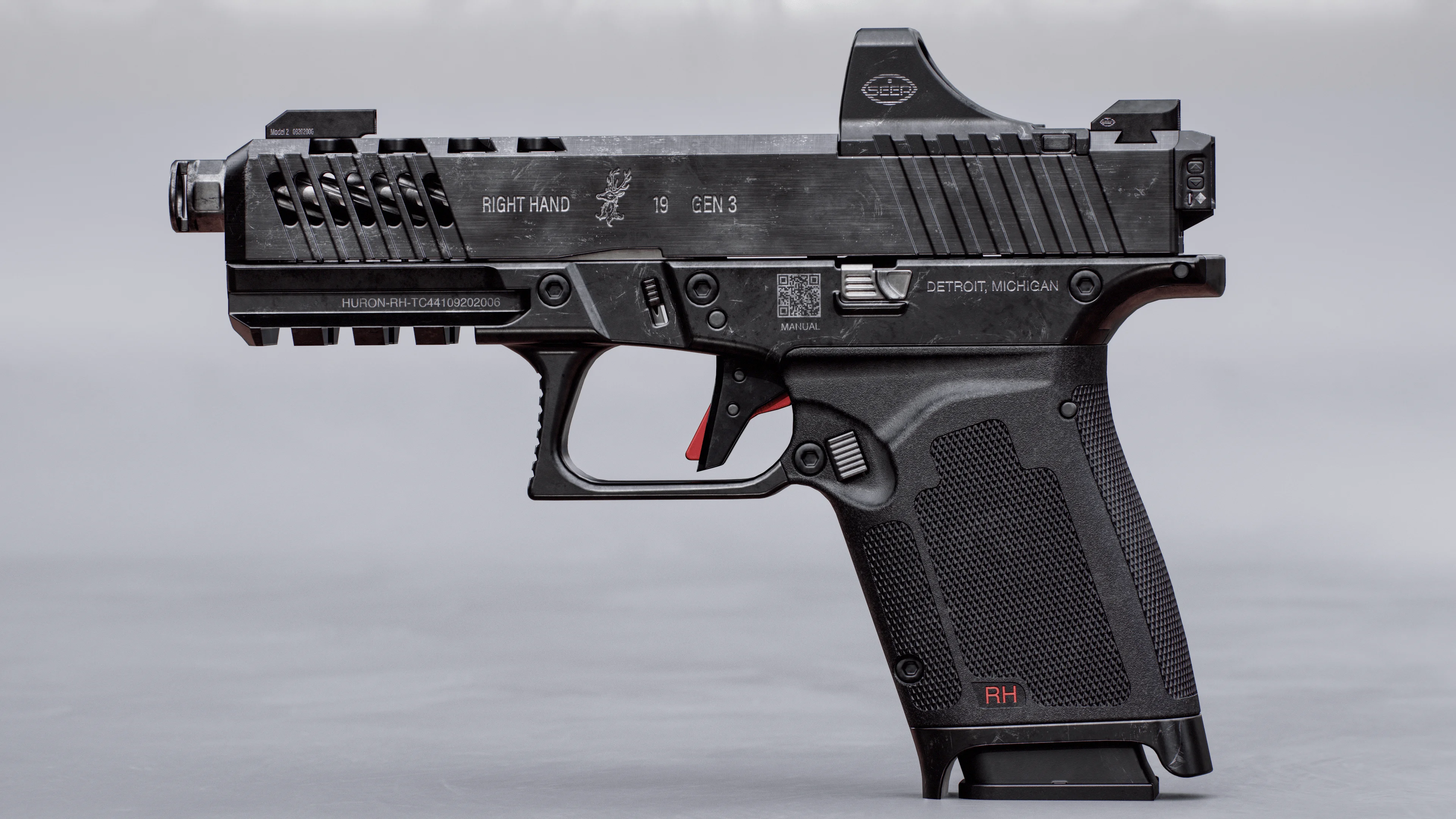 Glock 19 - Huron Armory - additional view