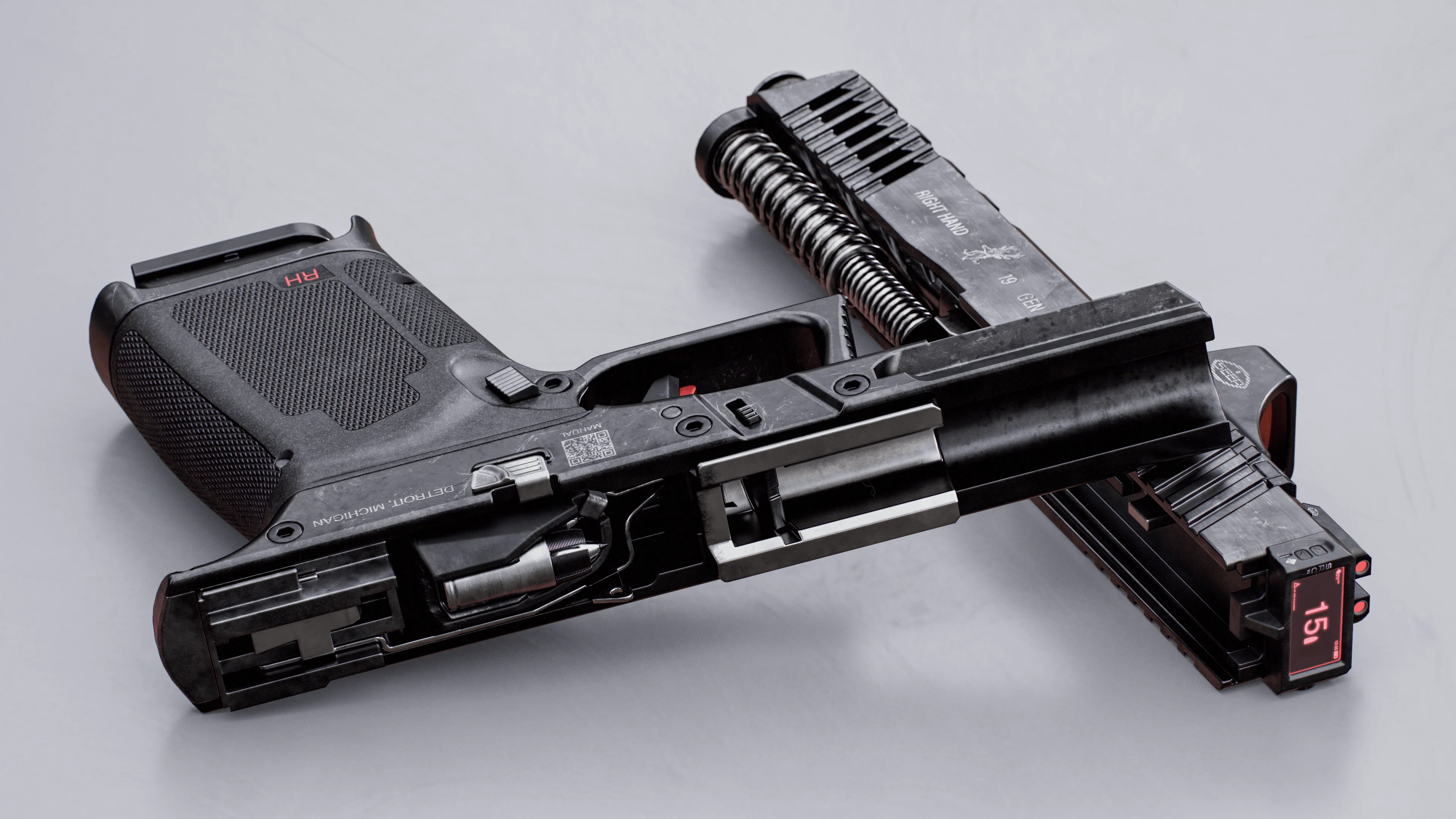 Glock 19 - Huron Armory - additional view